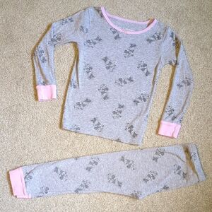Carter's Disney Minnie Mouse Gray and Pink Pajamas
